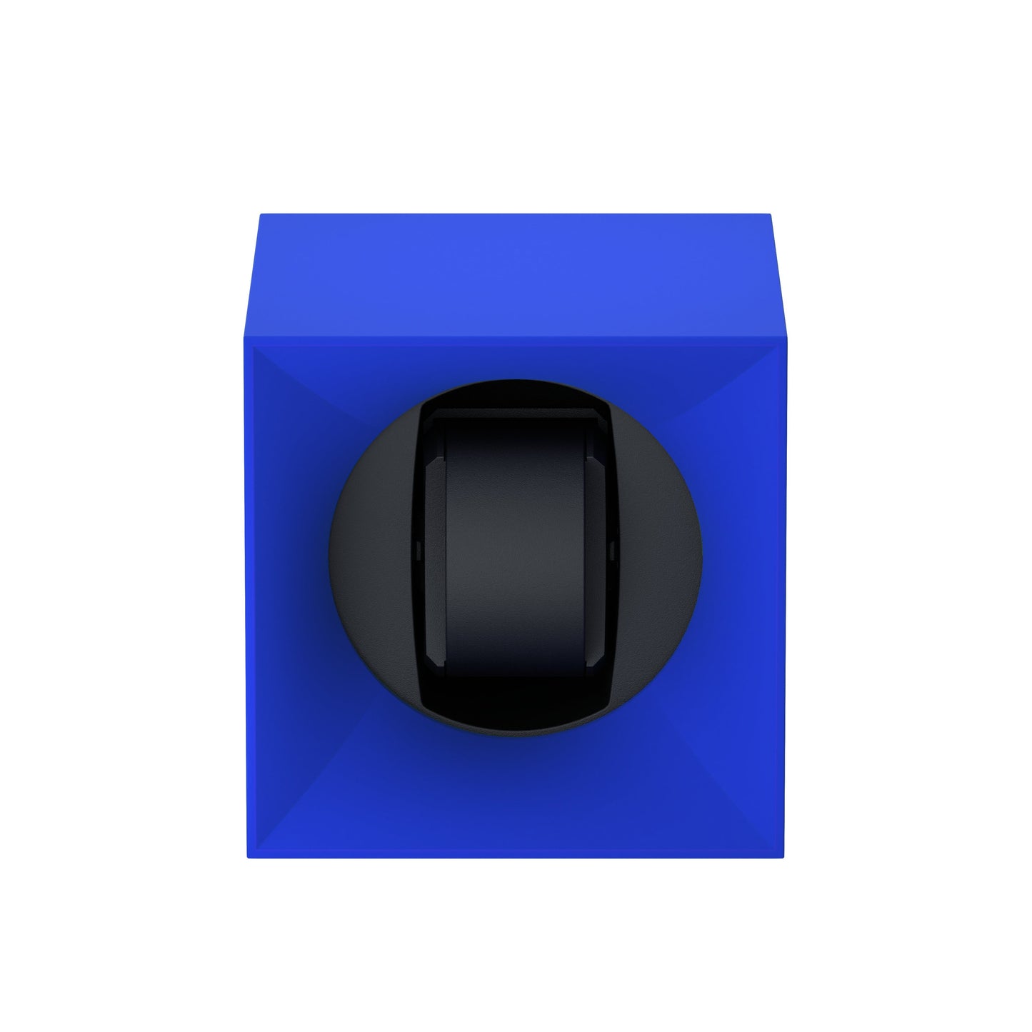 Startbox 1 Soft Touch Blue watch: rotating case for automatic watches