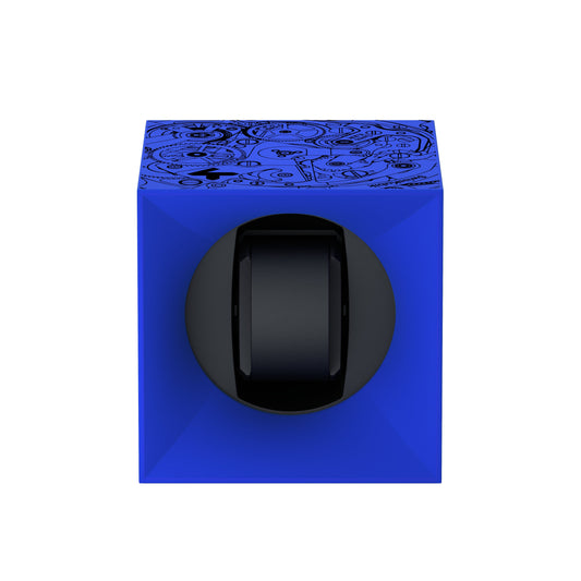 Automatic watch winder: Startbox 1 Soft Touch Blue watch