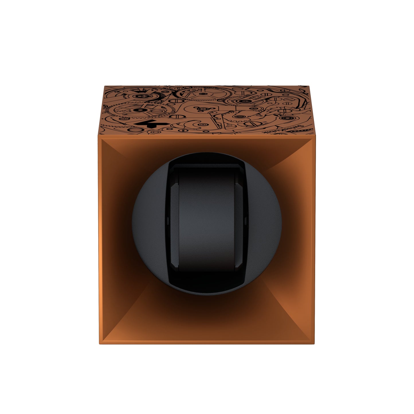 Automatic watch winder: Startbox 1 watch Soft Touch Bronze
