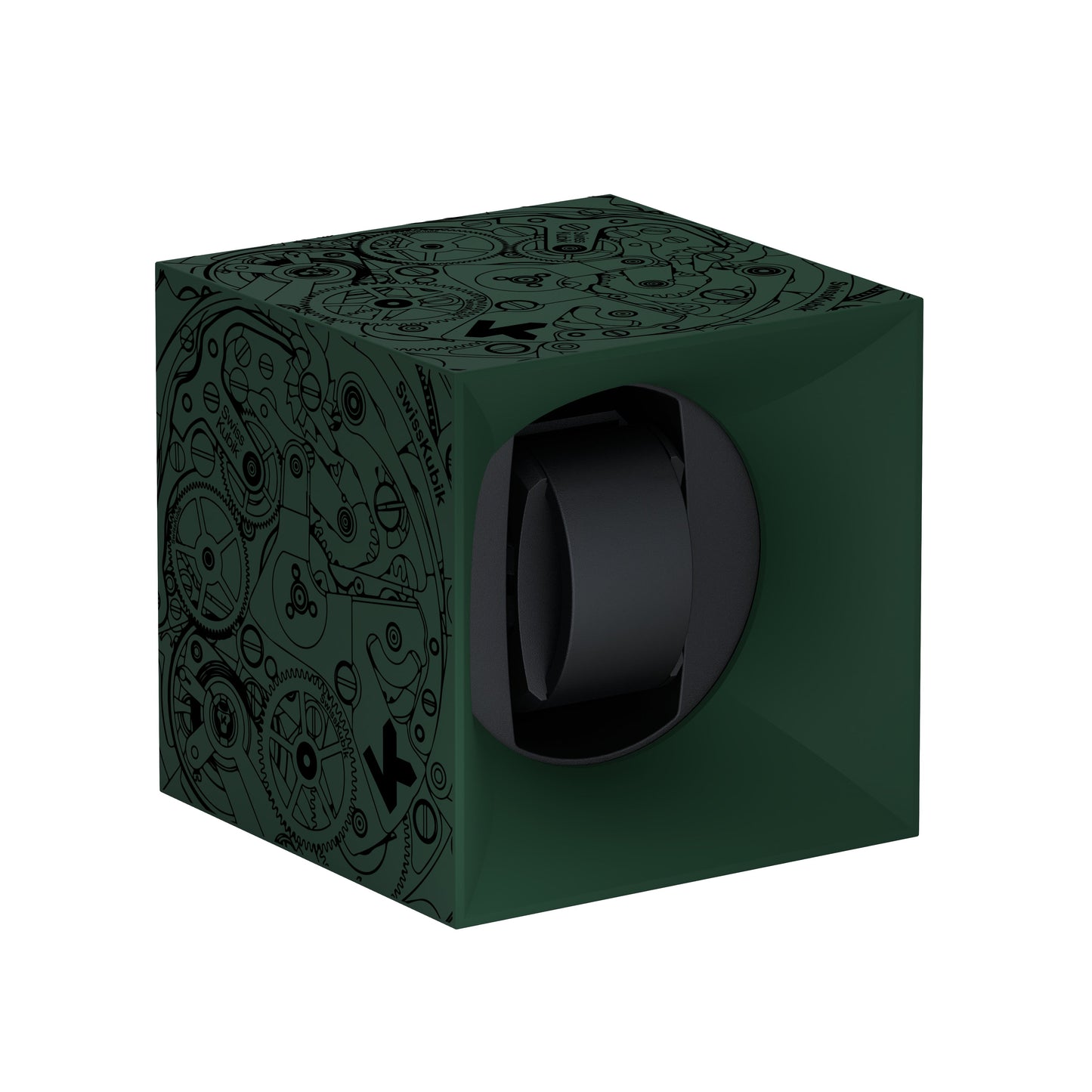 SwissKubik: Startbox Soft Touch automatic watch winder Green 1 watch