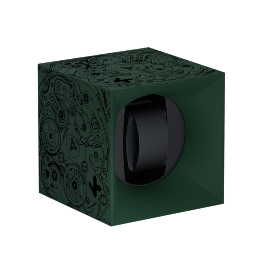 SwissKubik: Startbox Soft Touch automatic watch winder Green 1 watch