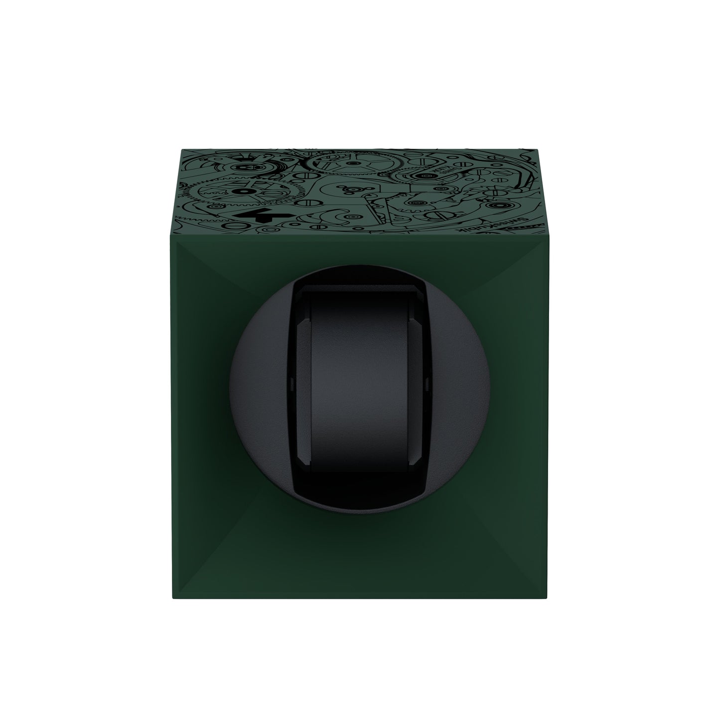 Automatic watch winder: Startbox 1 watch Soft Touch Green