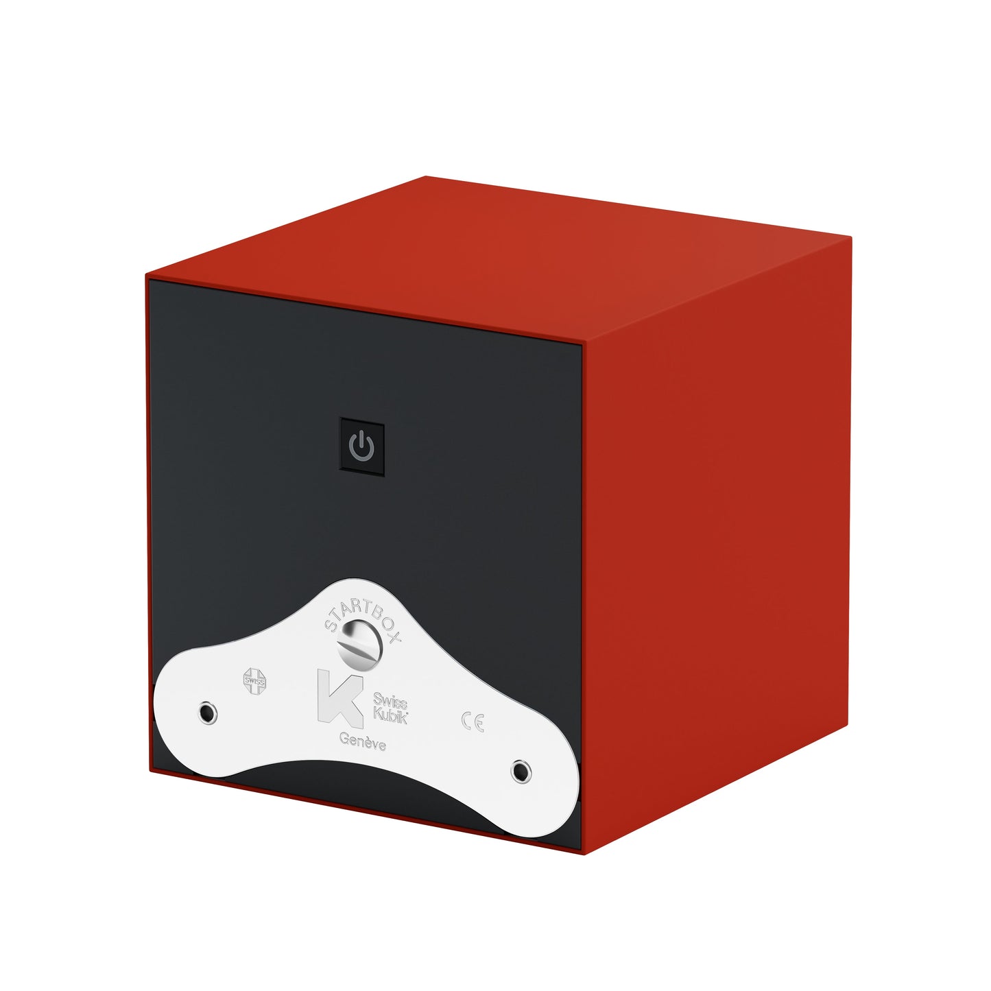 SwissKubik: Startbox Soft Touch Red automatic watch winder for 1 watch
