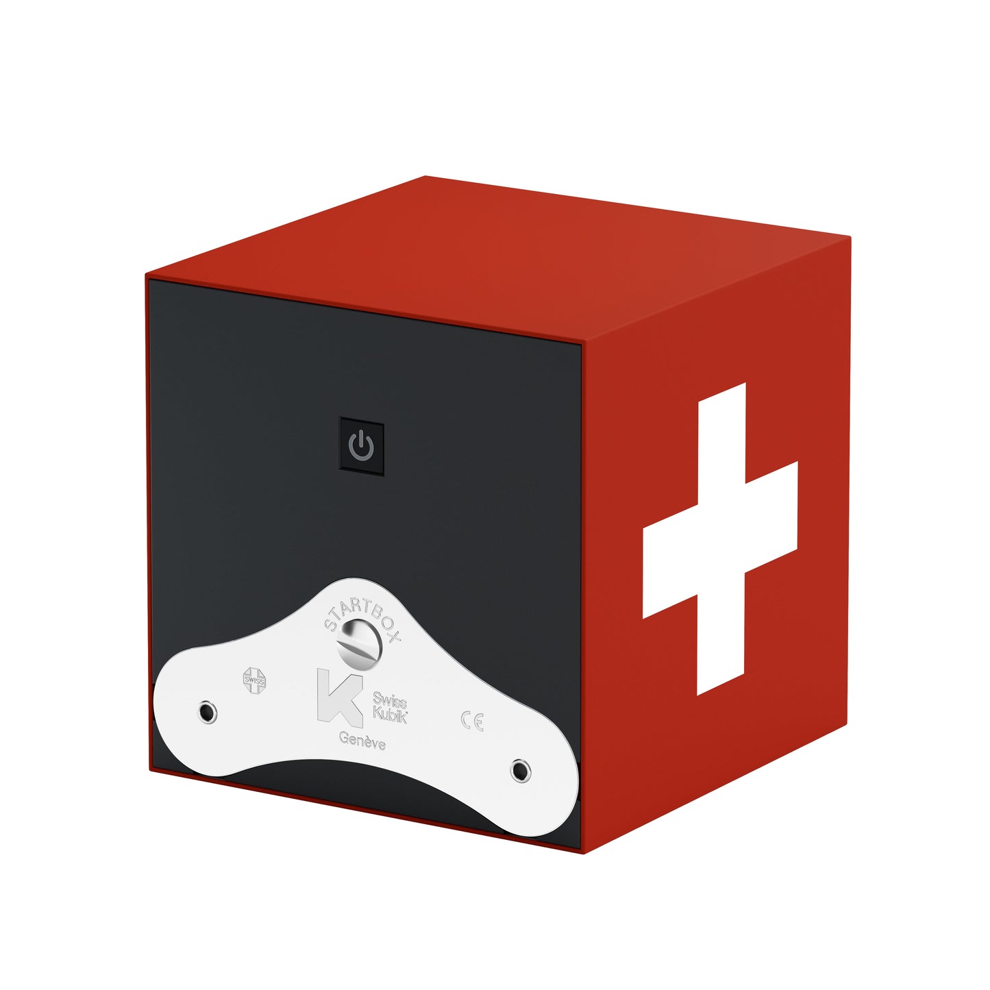 Startbox 1 Soft Touch Red watch: rotating case for automatic watches