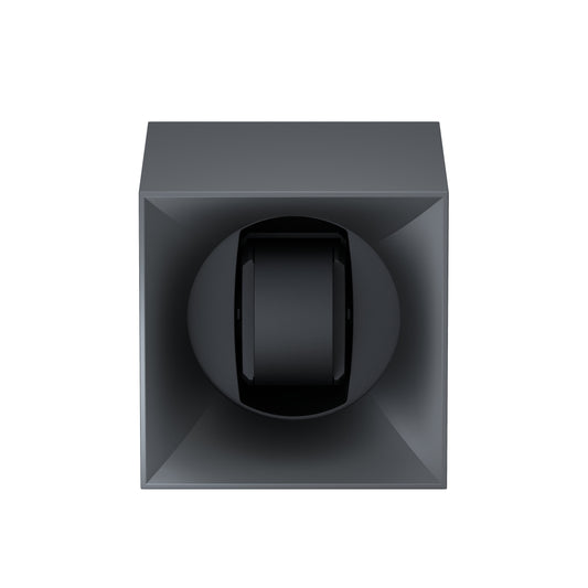 Startbox 1 Soft Touch Silver watch: rotating case for automatic watches