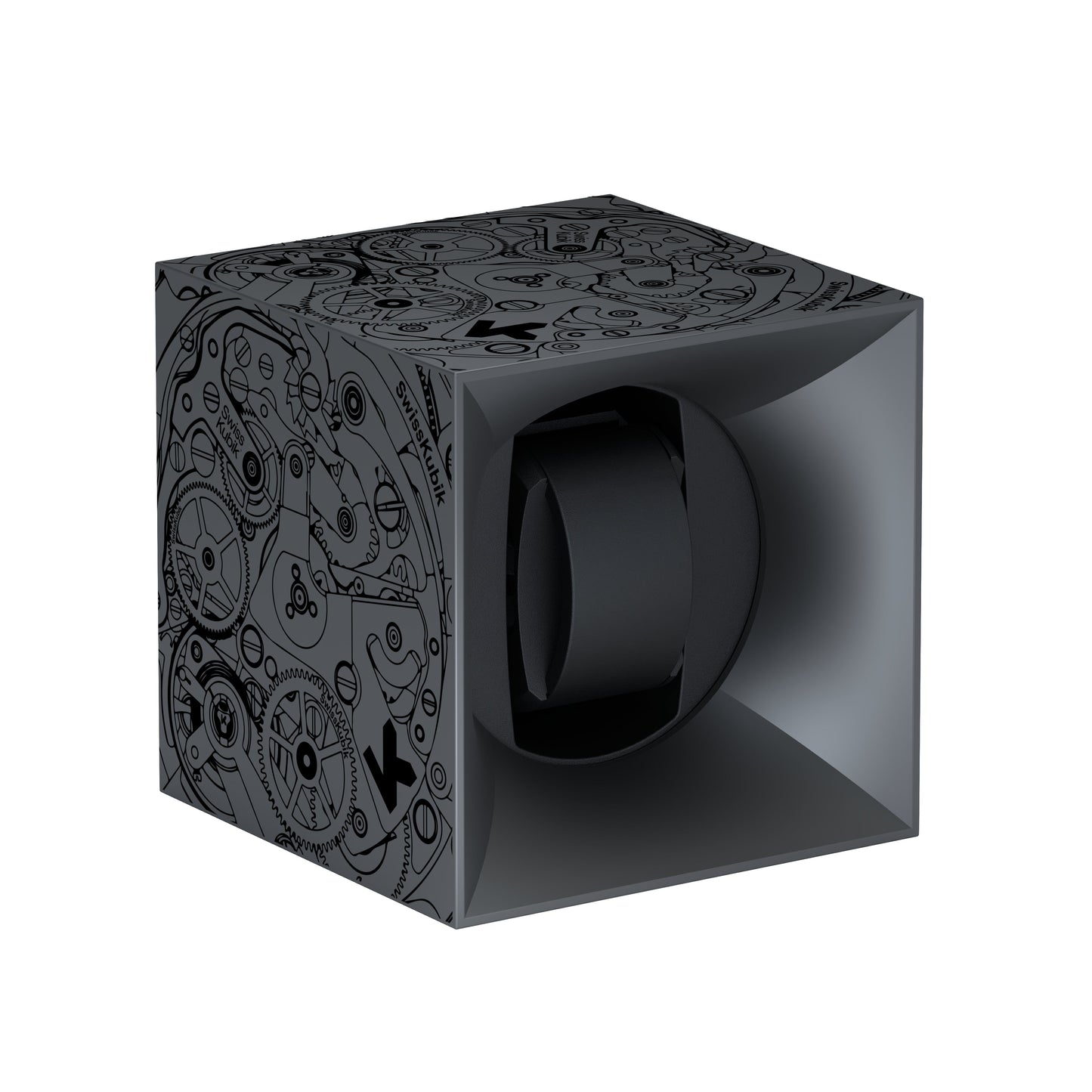 SwissKubik: Startbox Soft Touch automatic watch winder Silver 1 watch