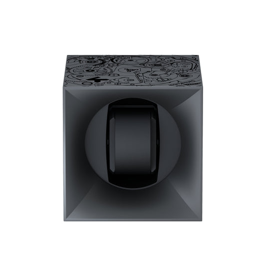 Automatic watch winder: Startbox 1 watch Soft Touch Silver