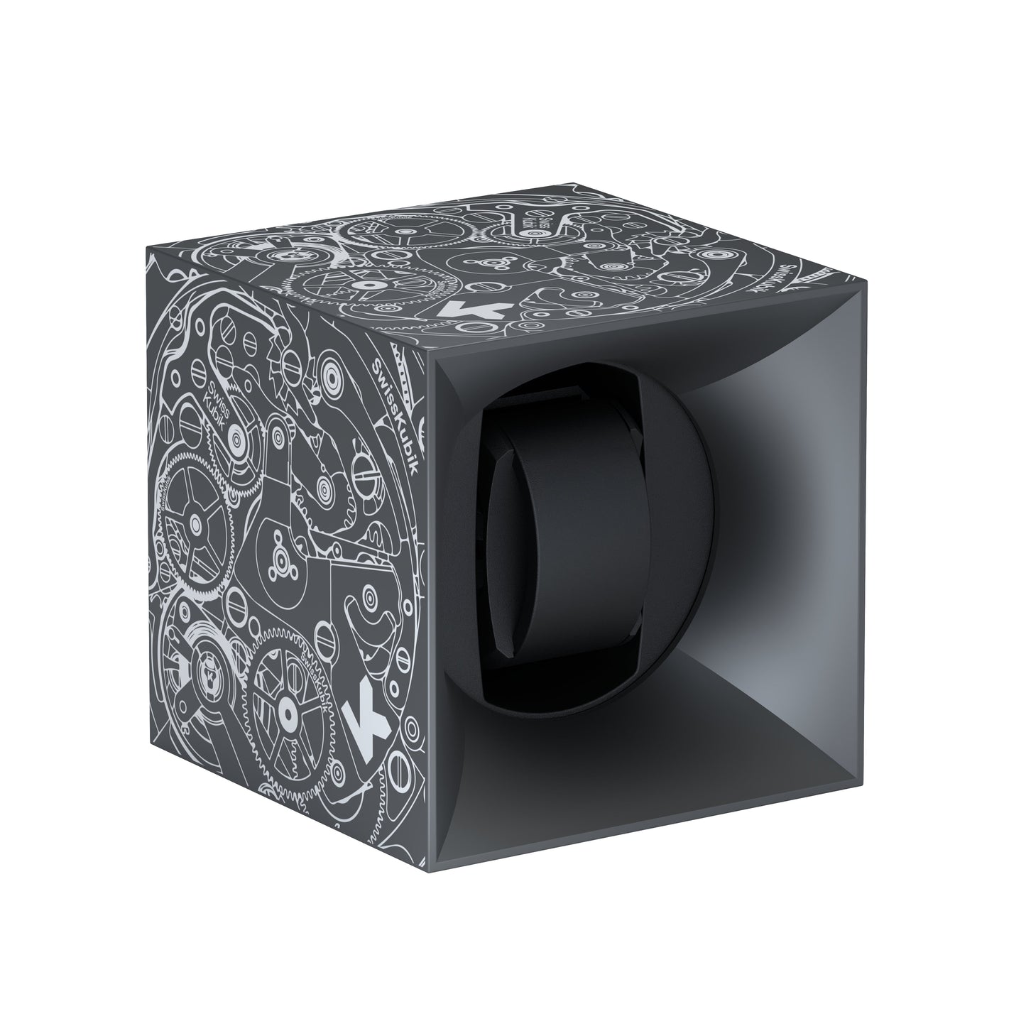 SwissKubik: Startbox Soft Touch automatic watch winder Silver 1 watch