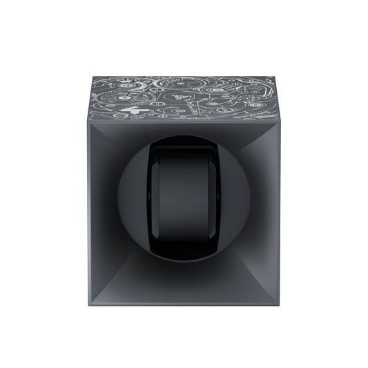 Automatic watch winder: Startbox 1 watch Soft Touch Silver