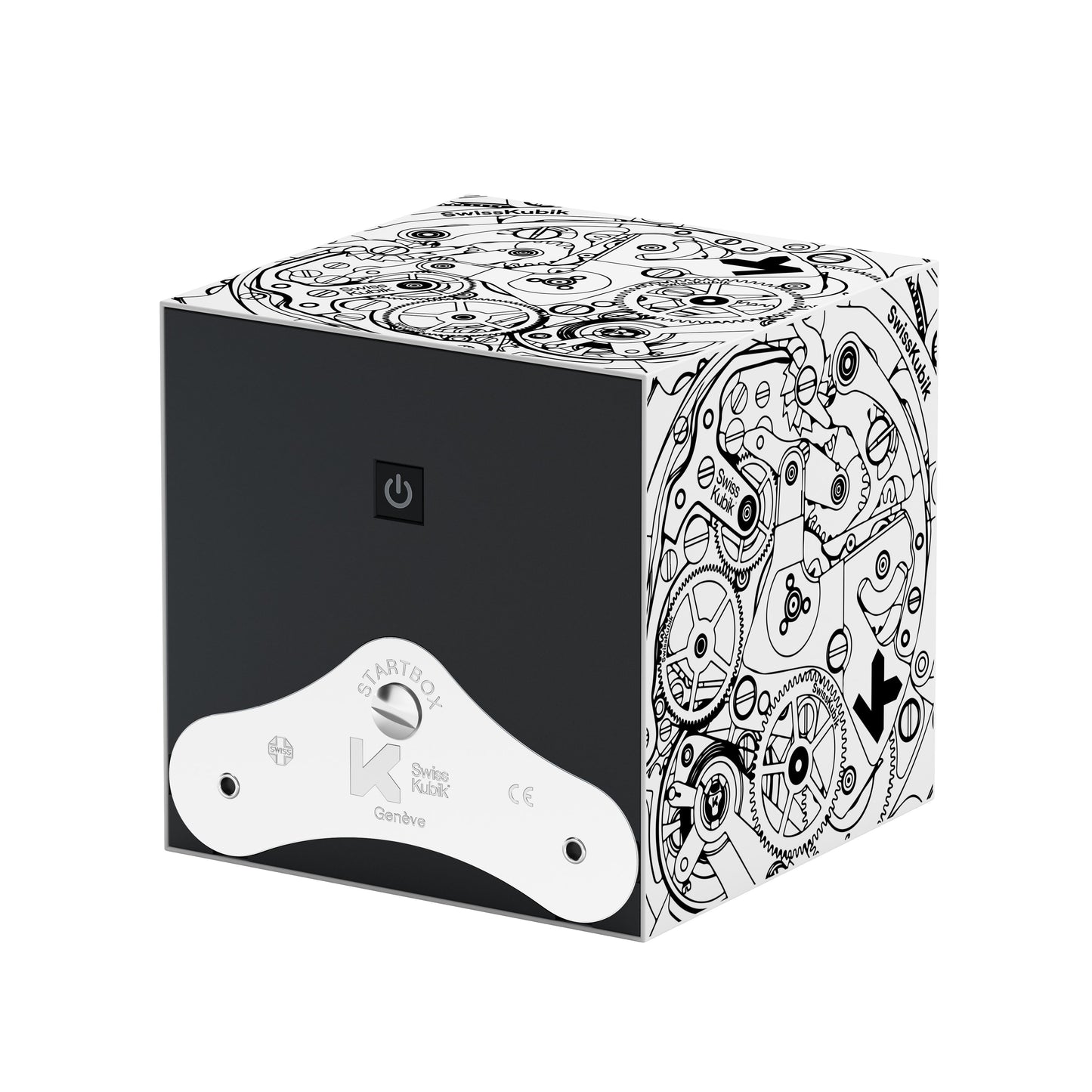 Startbox 1 Soft Touch White watch: rotating case for automatic watches