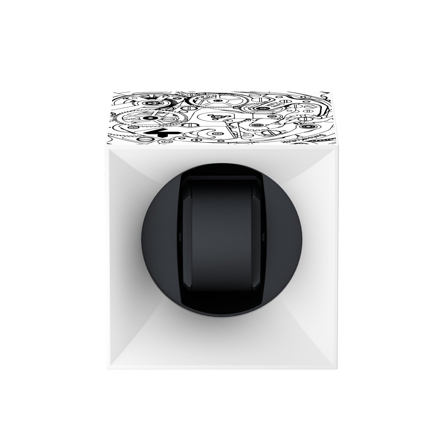 Automatic watch winder: Startbox 1 watch Soft Touch White