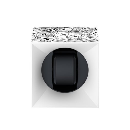 Automatic watch winder: Startbox 1 watch Soft Touch White