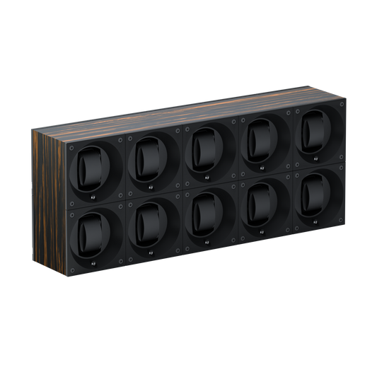 Automatic watch winder: Masterbox 10 watches Palm wood