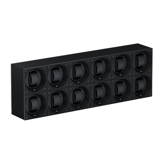 Automatic watch winder: Masterbox 12 watches Carbon Black