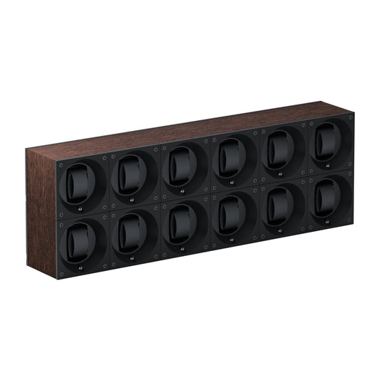 Automatic watch winder: Masterbox 12 watches Natural Wenge Wood