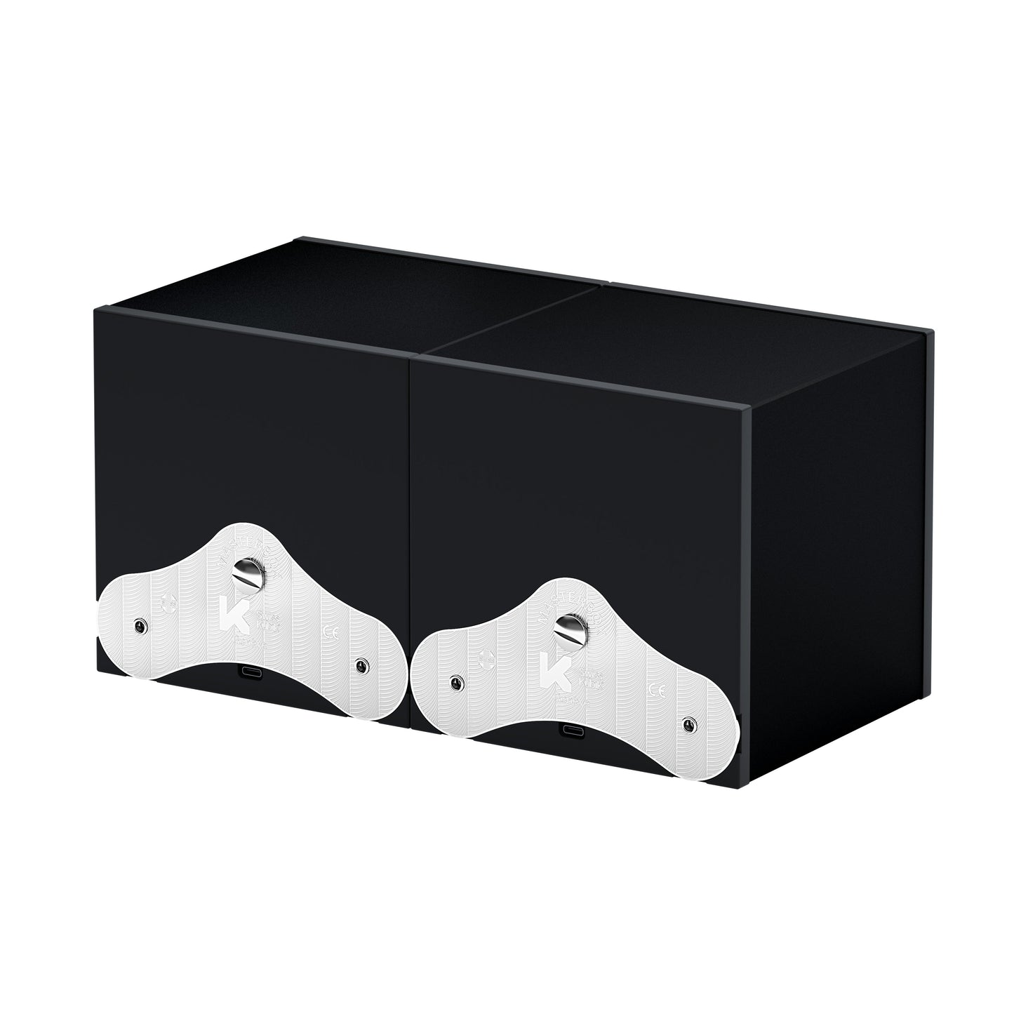 SwissKubik: Masterbox Aluminum Black automatic watch winder for 2 watches