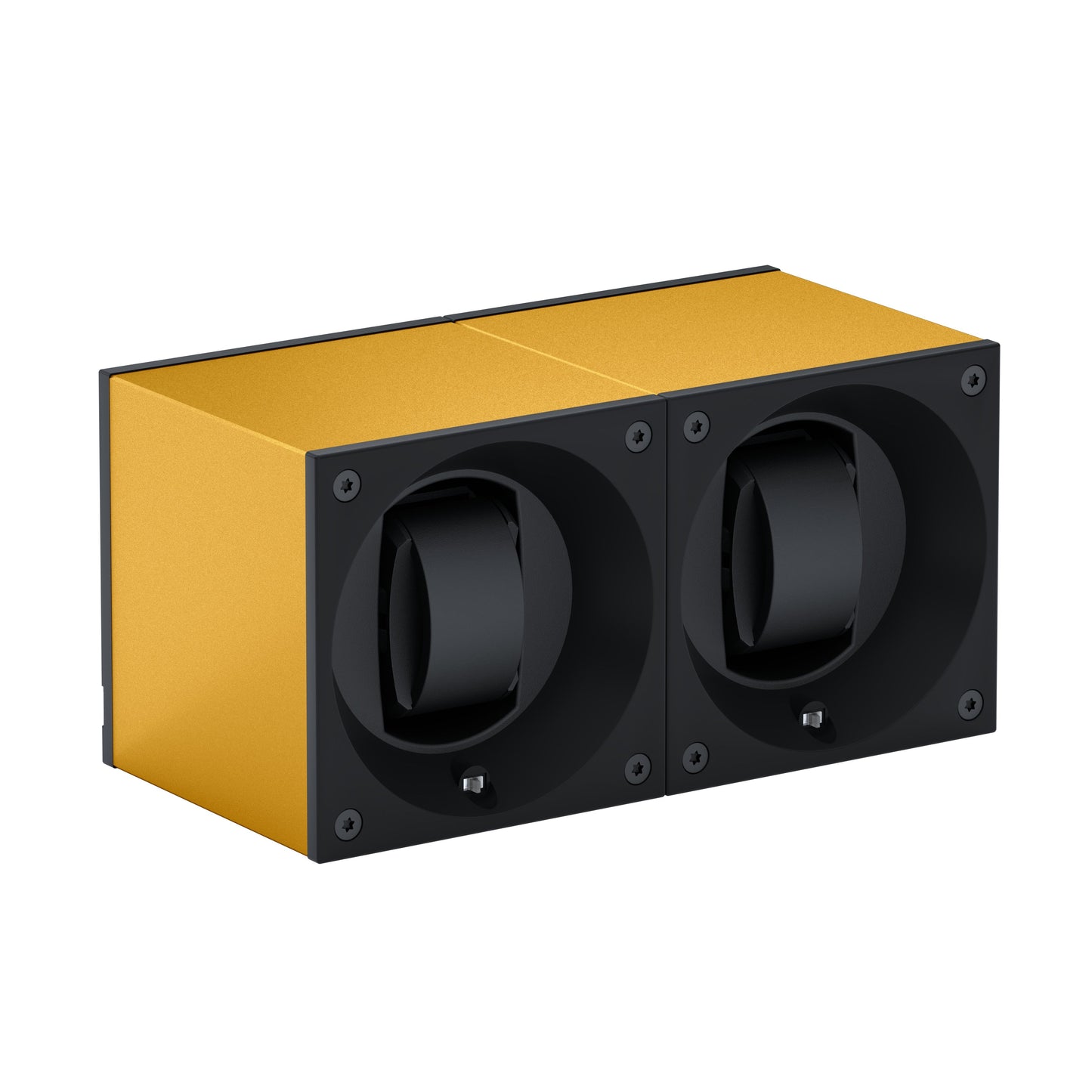 Automatic watch winder: Masterbox 2 watches Aluminum Gold