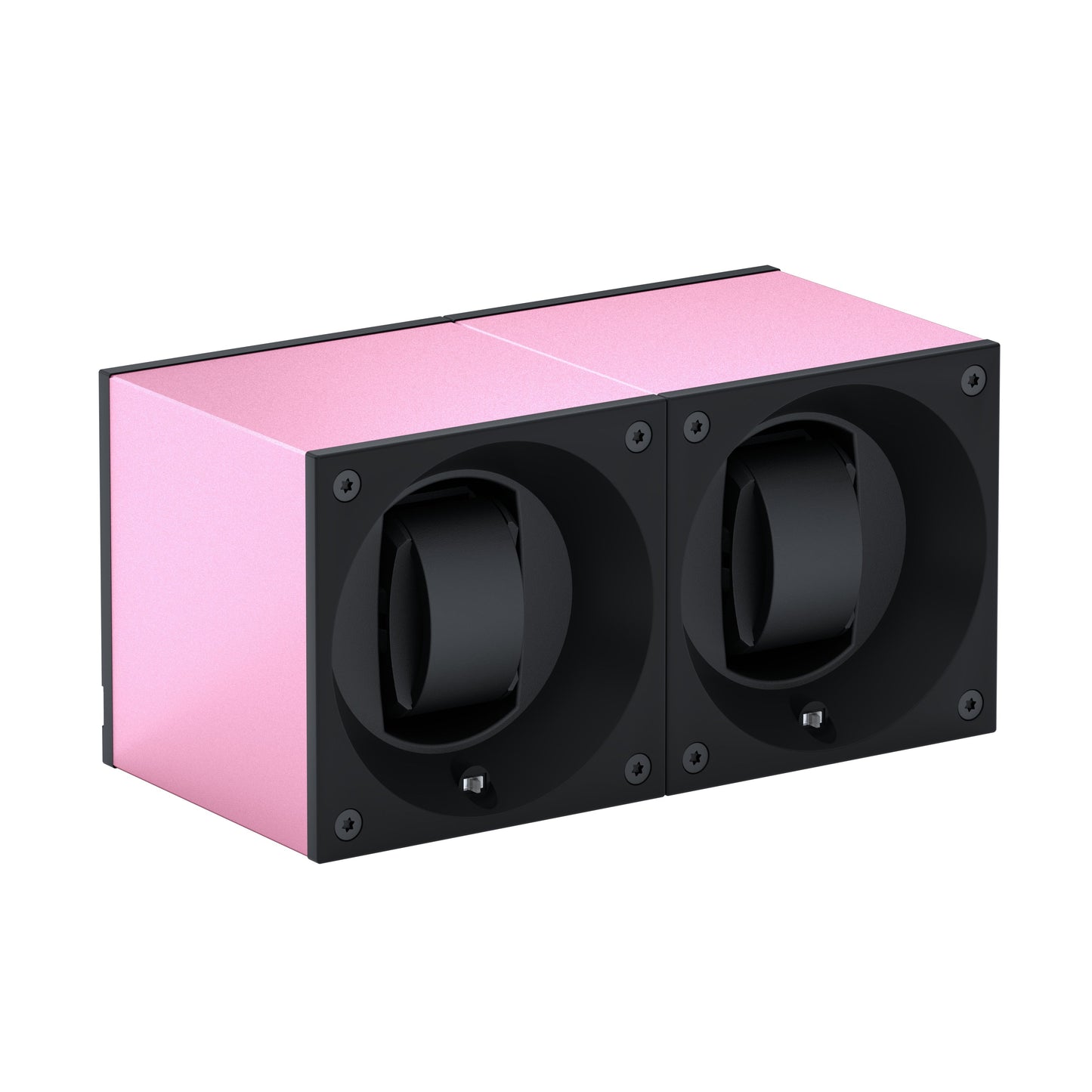 Automatic watch winder: Masterbox 2 watches Aluminum Pink