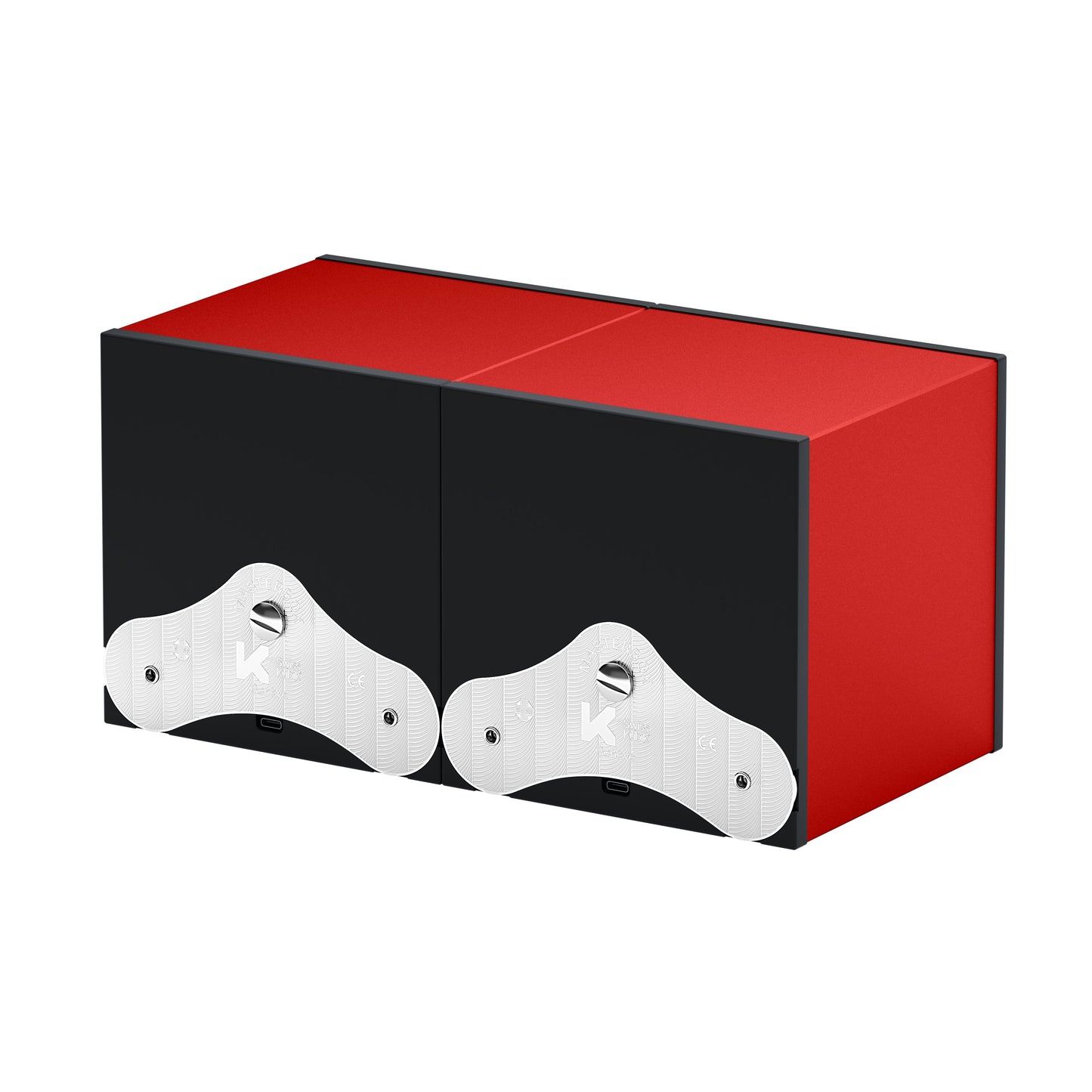 SwissKubik: Masterbox Aluminum Red automatic watch winder for 2 watches