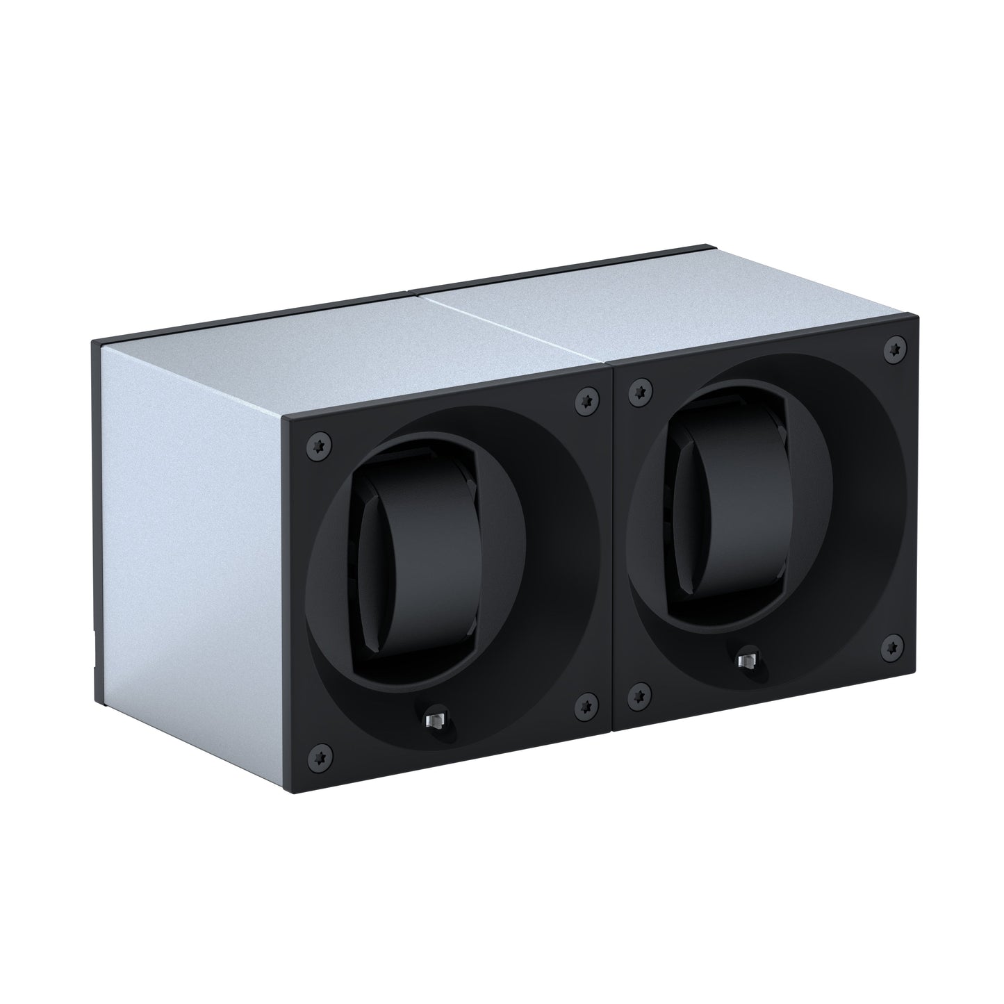 Automatic watch winder: Masterbox 2 watches Aluminum Silver