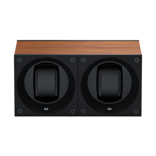 Masterbox 2 Oak Wood Watches: rotating case for automatic watches