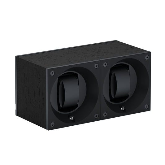 Automatic watch winder: Masterbox 2 watches Wenge Wood Black