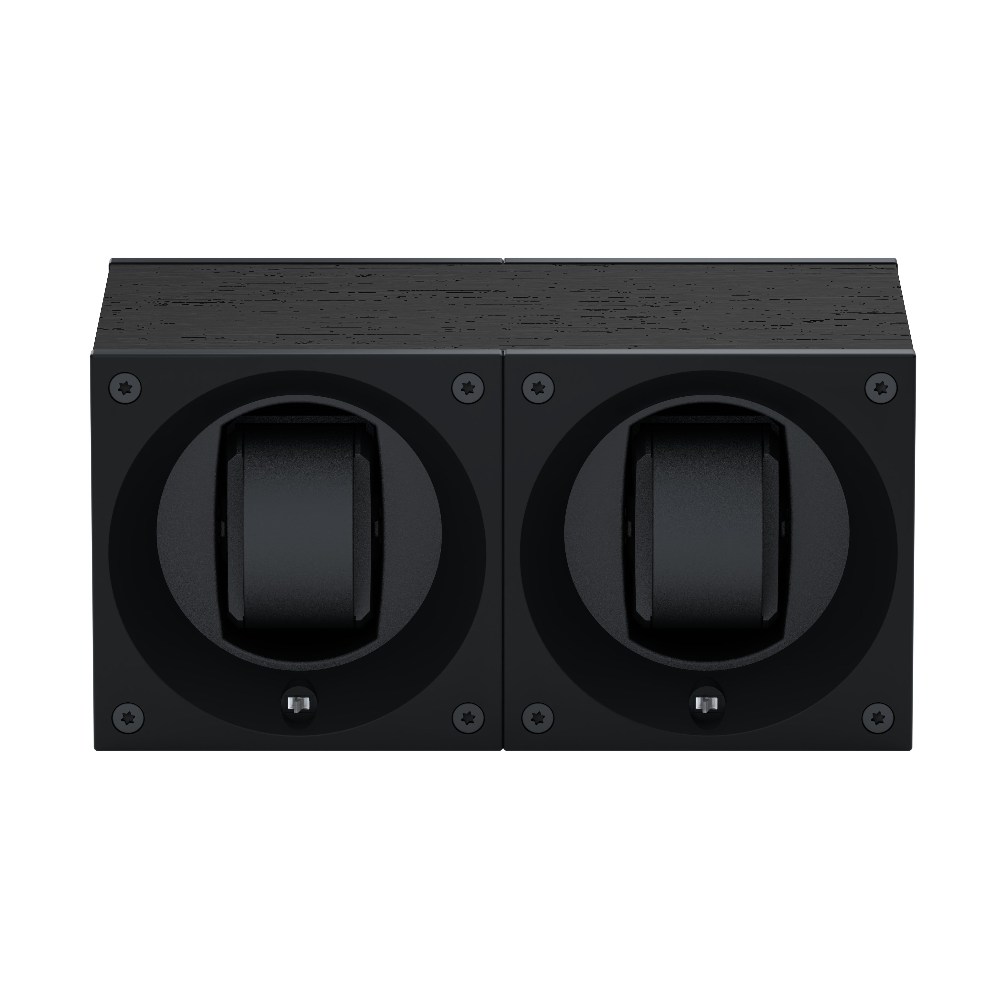 Masterbox 2 Black Wenge Wood Watches: rotating case for automatic watches