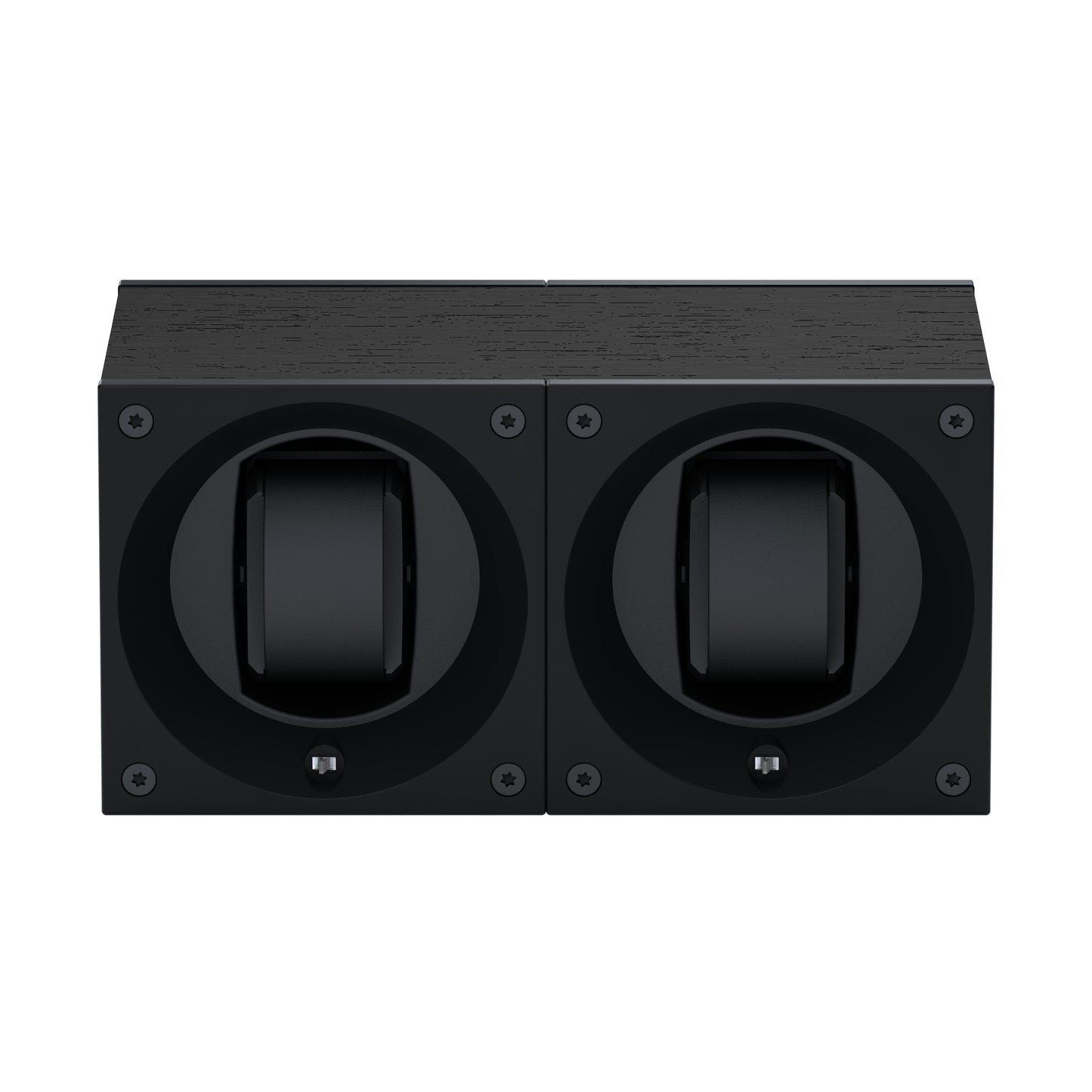 Masterbox 2 Black Wenge Wood Watches: rotating case for automatic watches