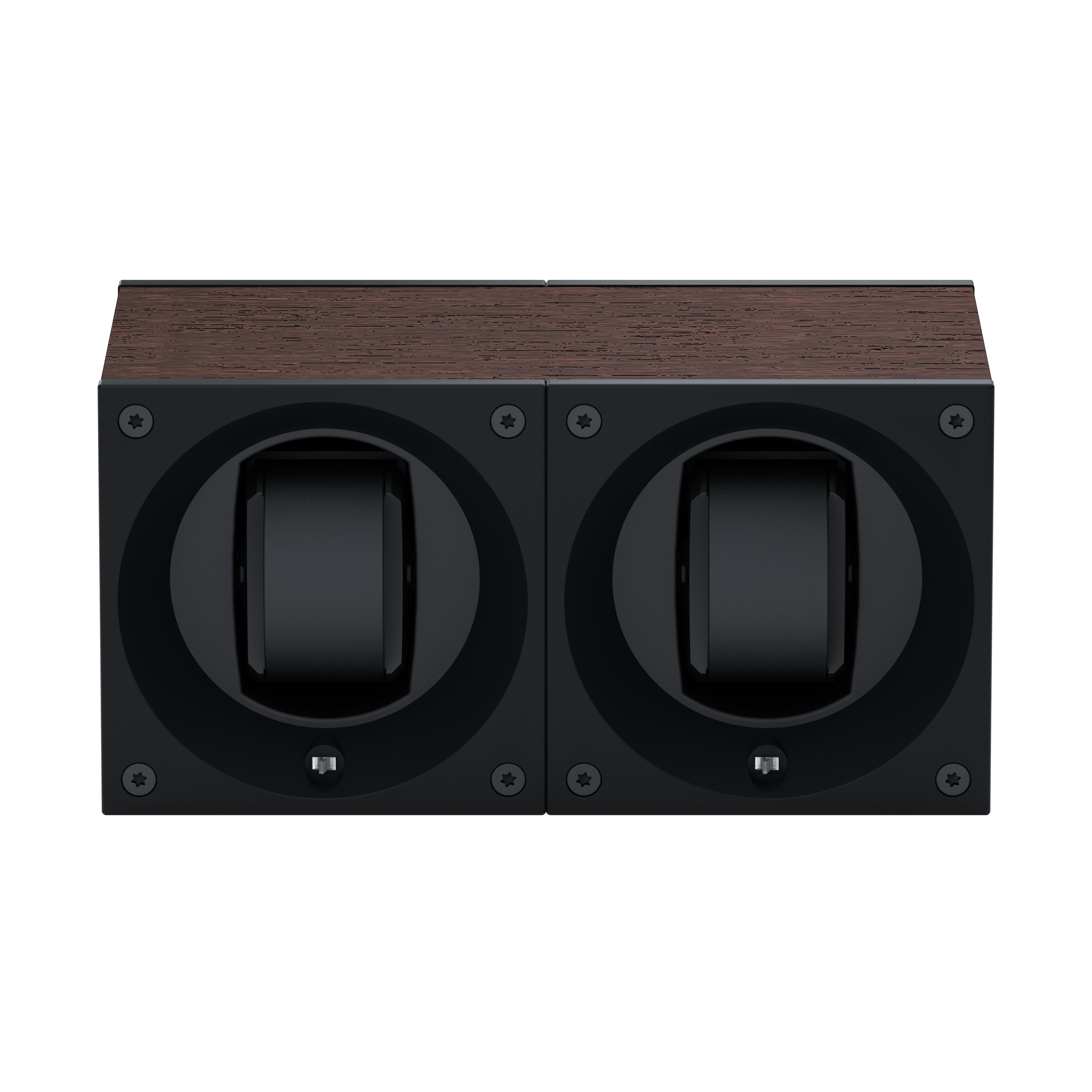 Masterbox 2 watches Natural Wenge Wood: rotating case for automatic watches
