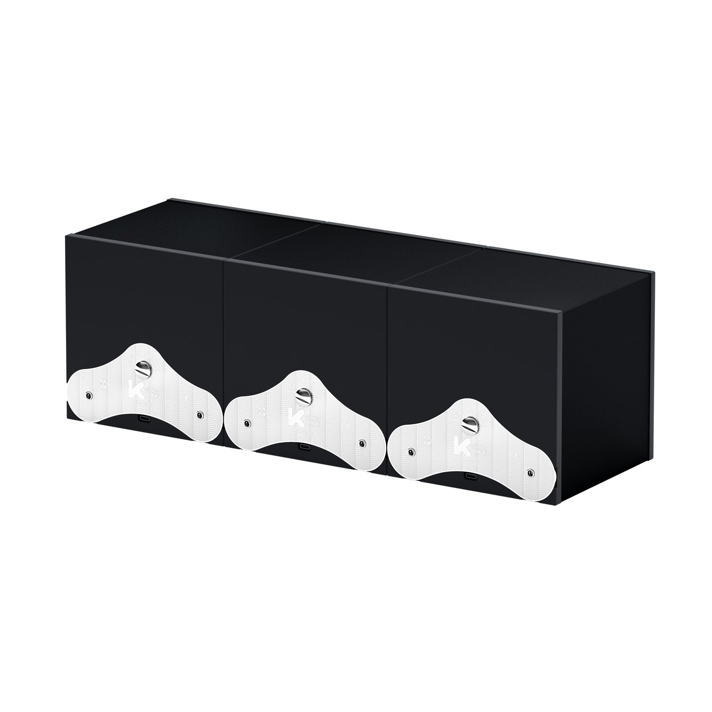 SwissKubik: Masterbox Aluminum Black automatic watch winder for 3 watches