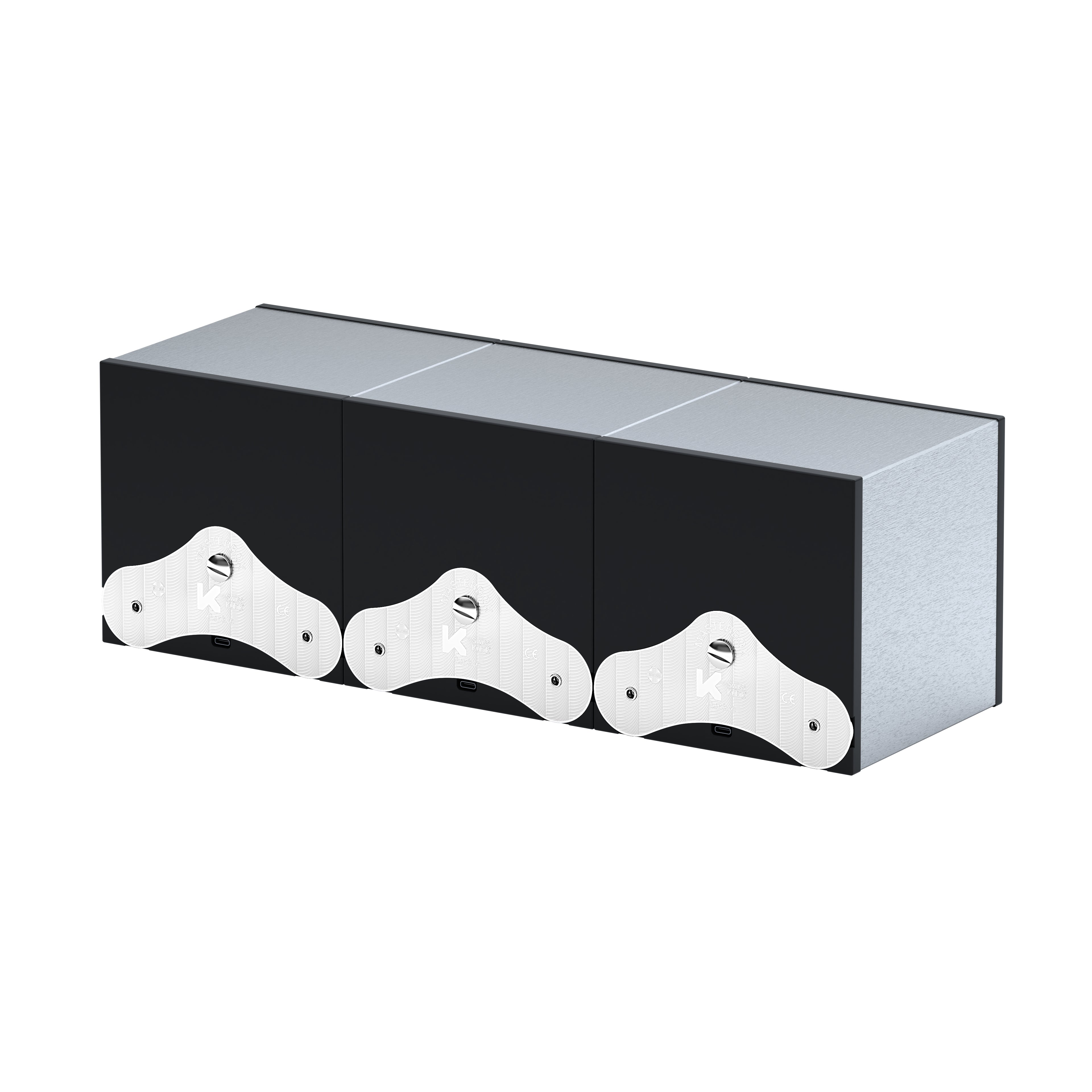 SwissKubik: Masterbox Brushed Aluminum Automatic Watch Winder for 3 Watches