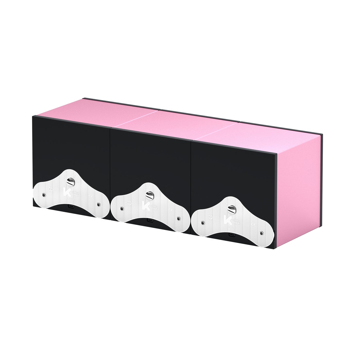 SwissKubik: Masterbox Aluminum Pink automatic watch winder for 3 watches