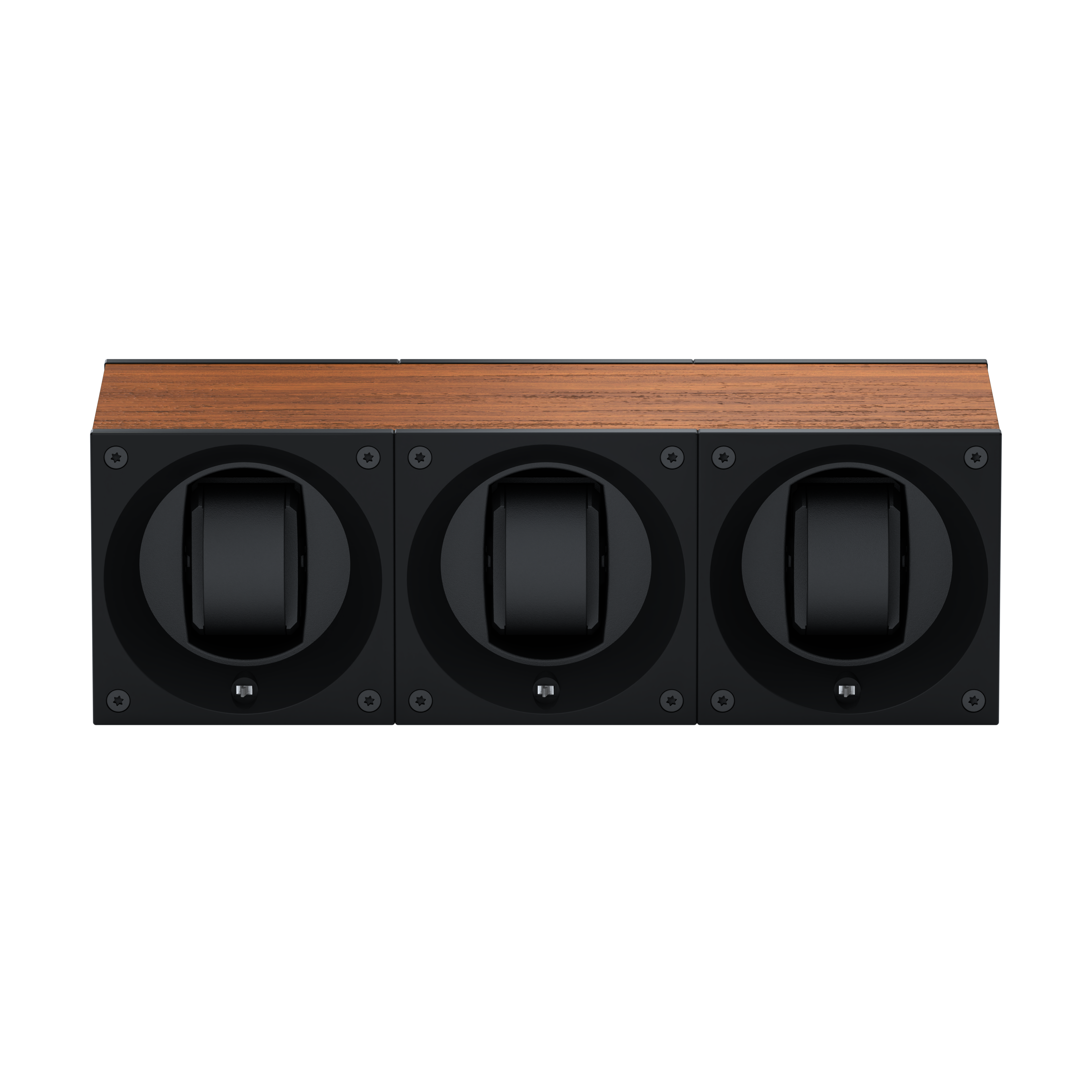 Masterbox 3 Oak Wood Watches: rotating case for automatic watches