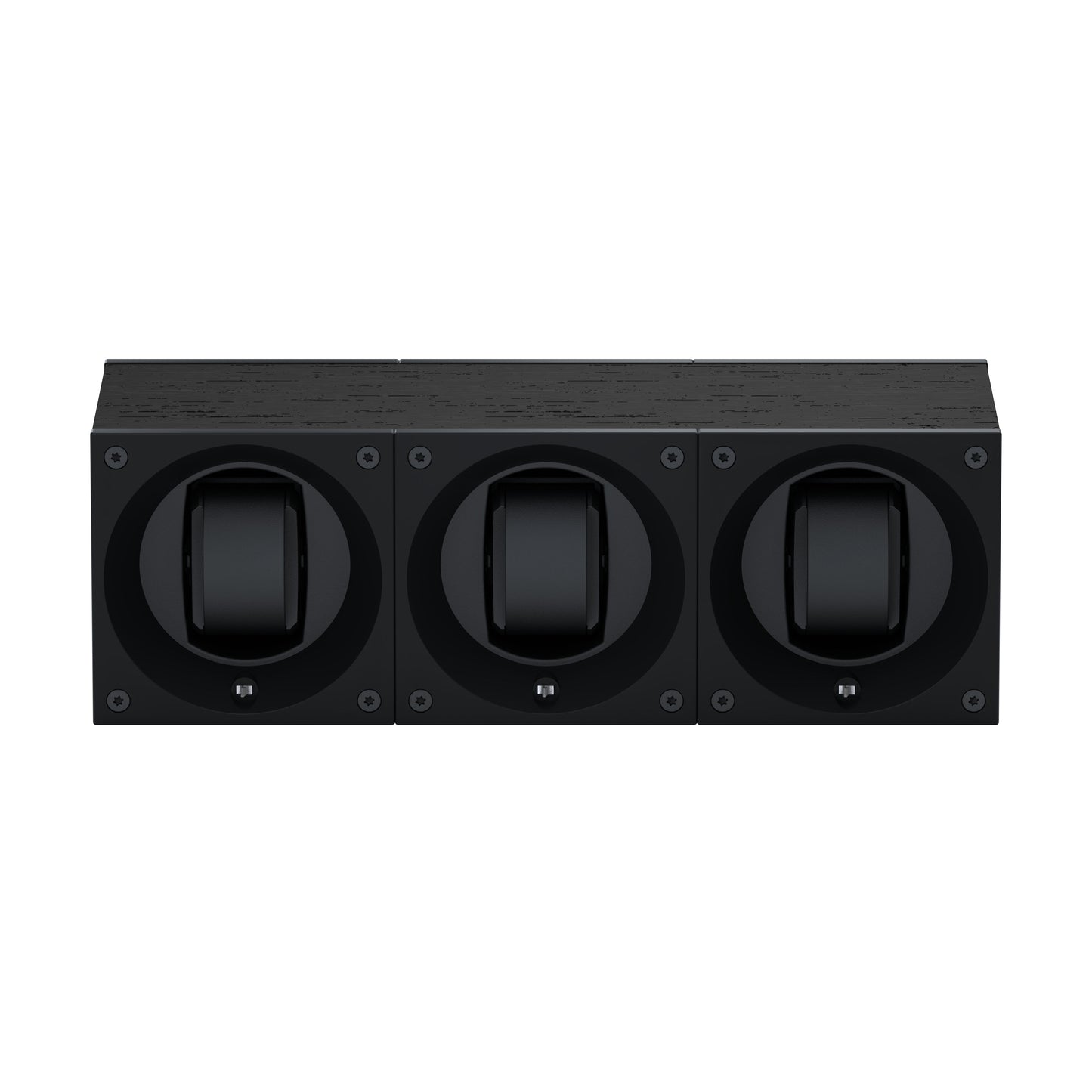 Masterbox 3 Black Wenge Wood Watches: rotating case for automatic watches