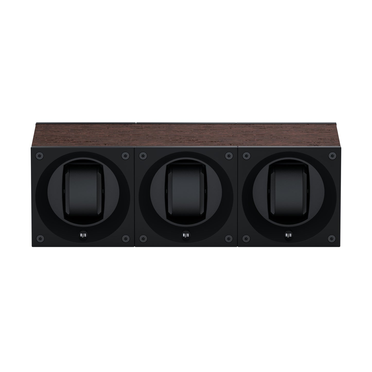 Masterbox 3 watches Natural Wenge Wood: rotating case for automatic watches