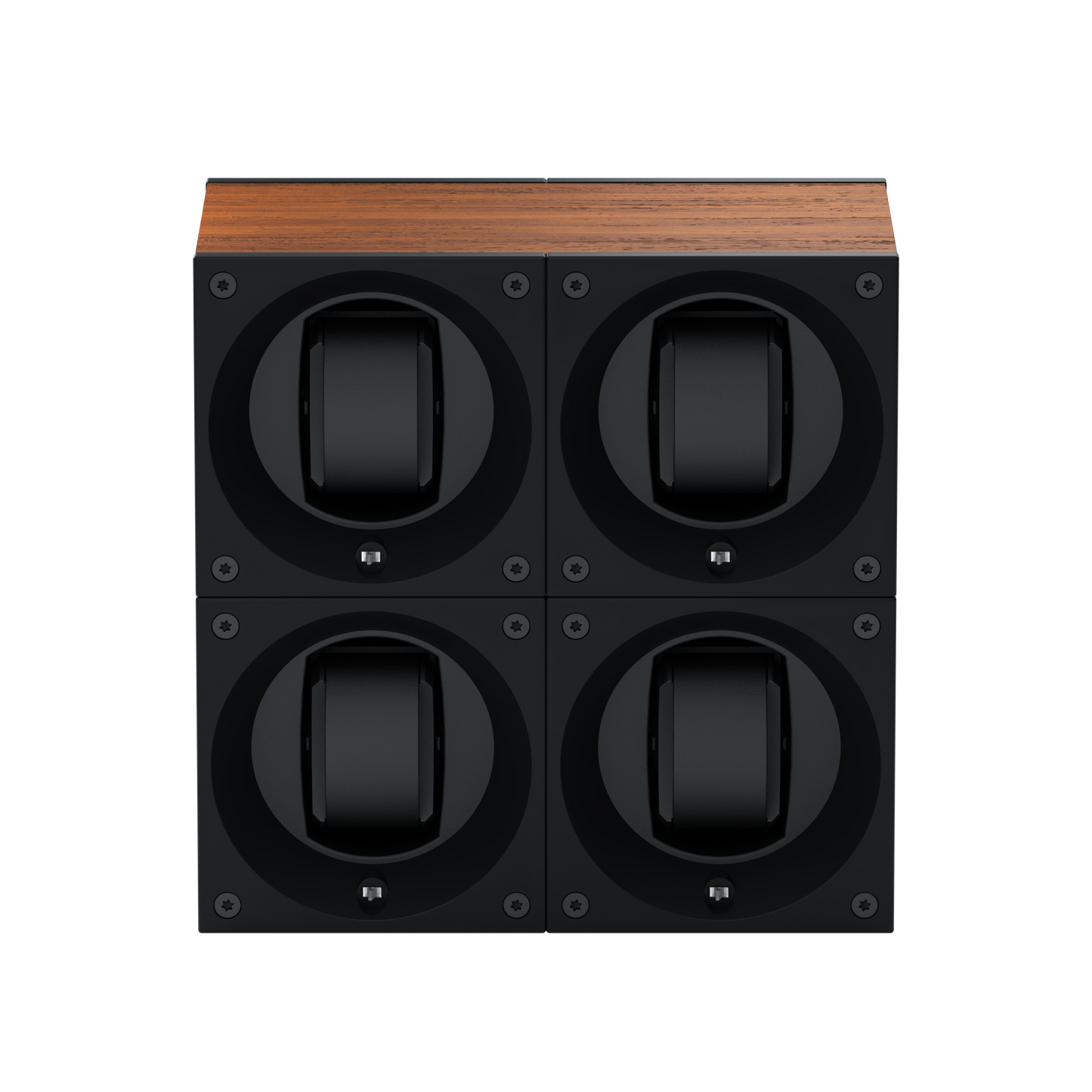 Masterbox 4 Oak Wood Watches: rotating case for automatic watches