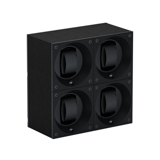 Automatic watch winder: Masterbox 4 watches Wenge Wood Black