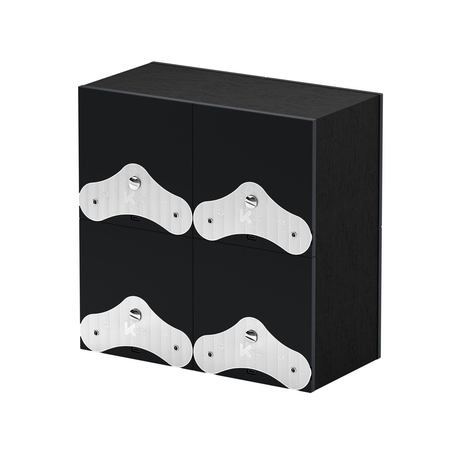 SwissKubik: Masterbox automatic watch winder in Wenge Black Wood for 4 watches