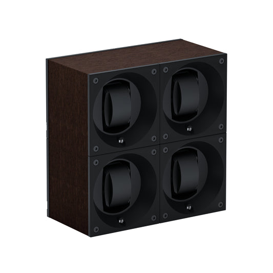 Automatic watch winder: Masterbox 4 watches Natural Wenge Wood