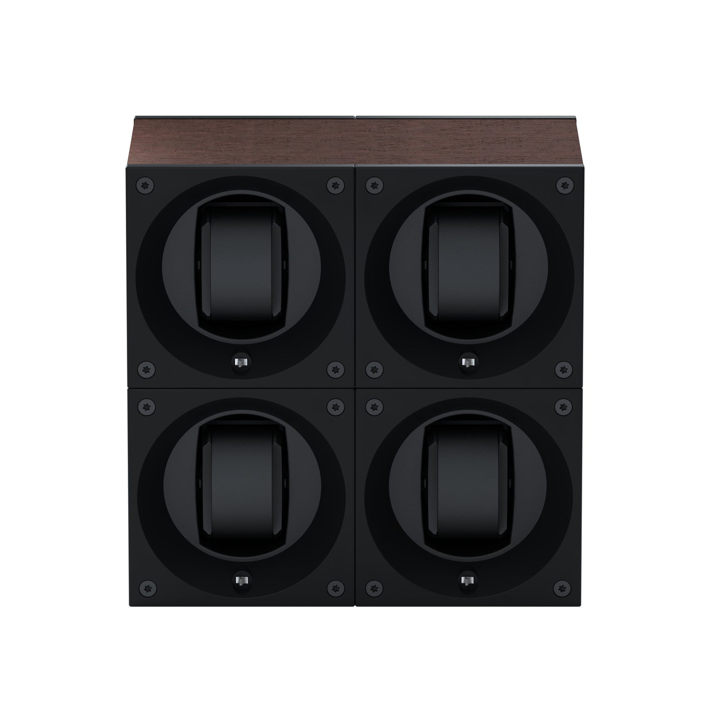 Masterbox 4 watches Natural Wenge Wood: rotating case for automatic watches