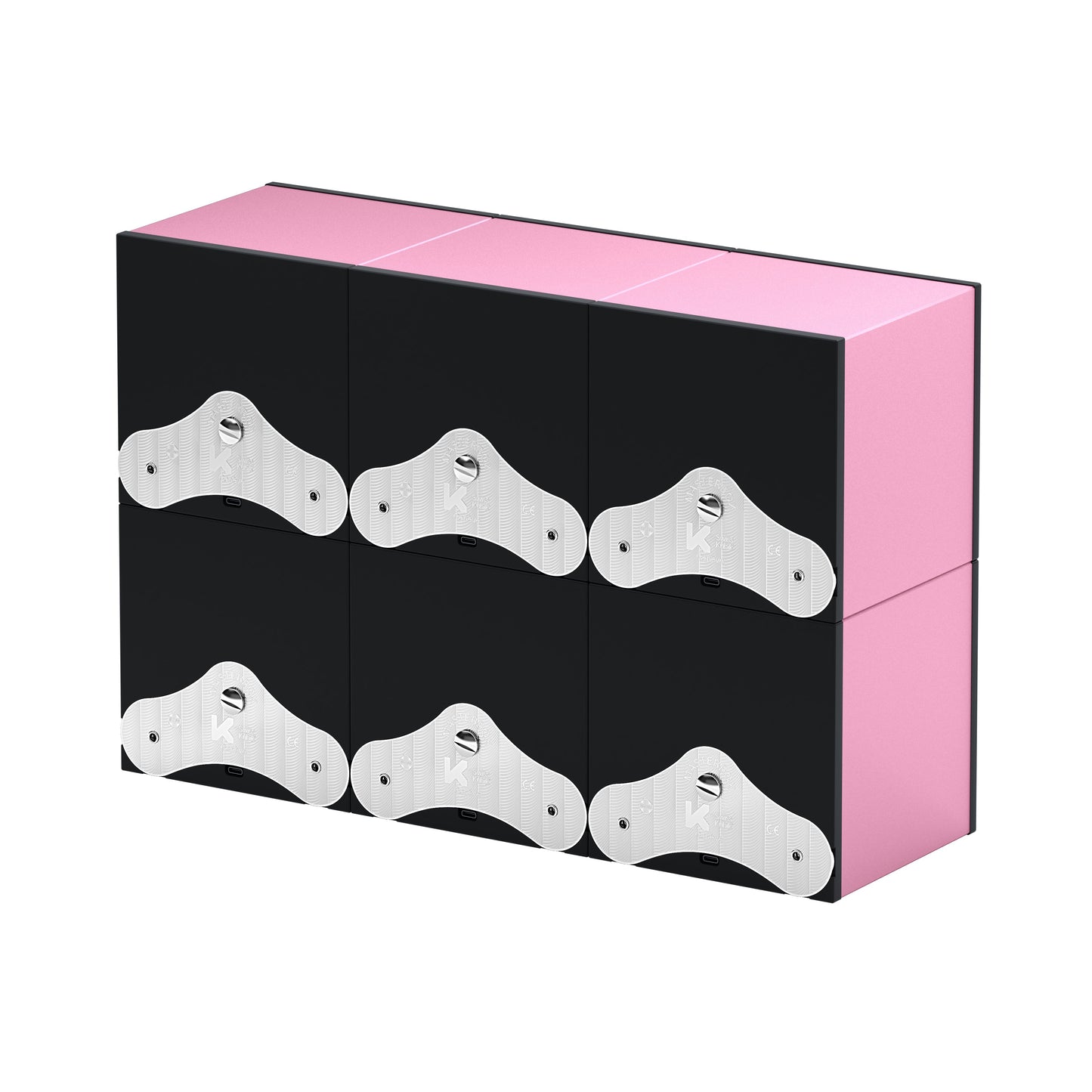 SwissKubik: Masterbox Aluminum Pink automatic watch winder for 6 watches