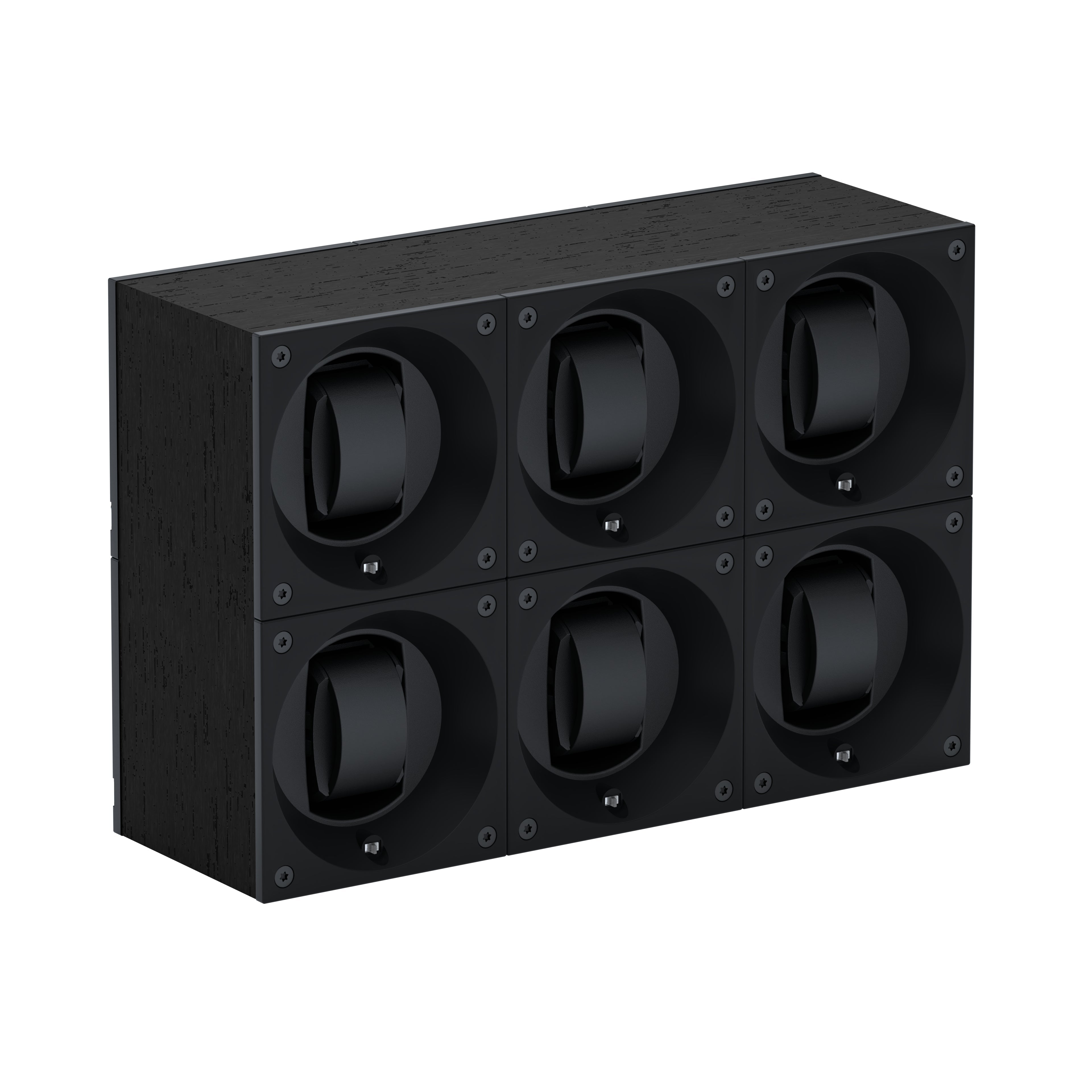 Automatic watch winder: Masterbox 6 watches Black Wenge Wood