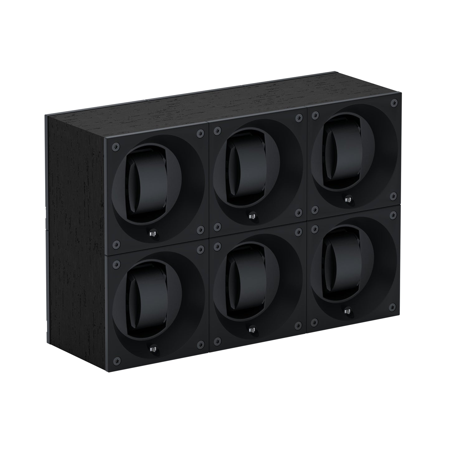 Automatic watch winder: Masterbox 6 watches Black Wenge Wood
