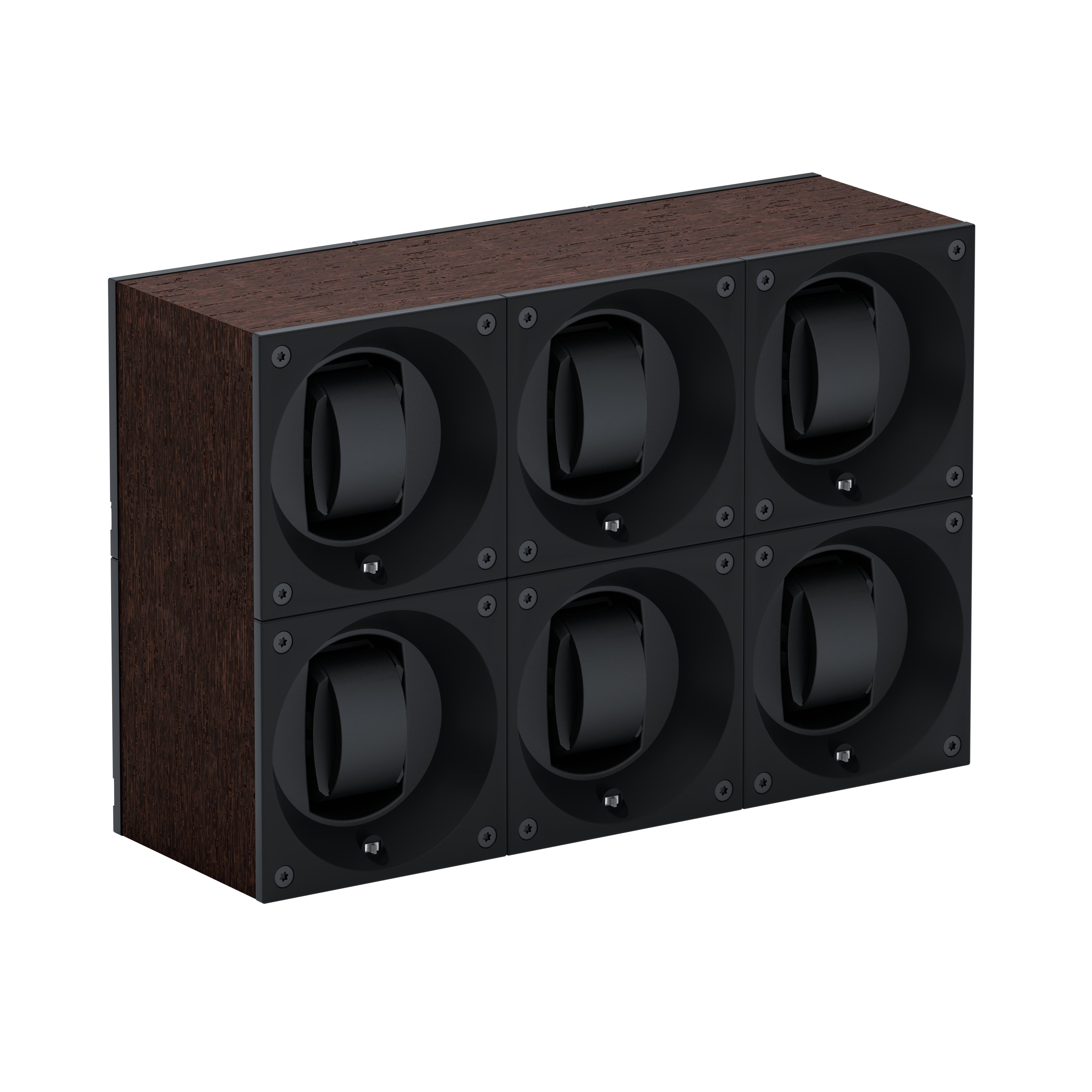 Automatic watch winder: Masterbox 6 watches Natural Wenge Wood