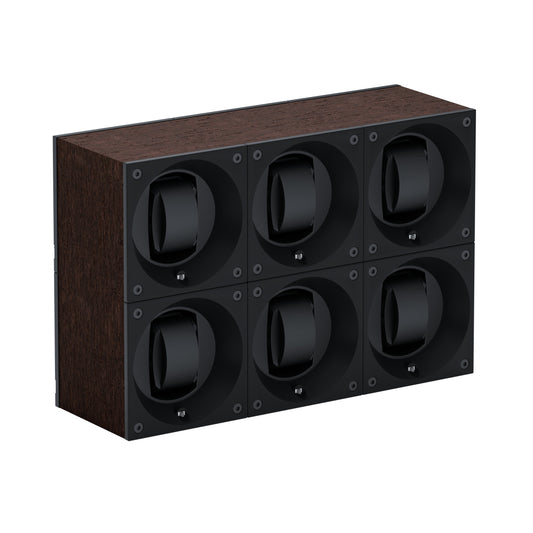 Automatic watch winder: Masterbox 6 watches Natural Wenge Wood