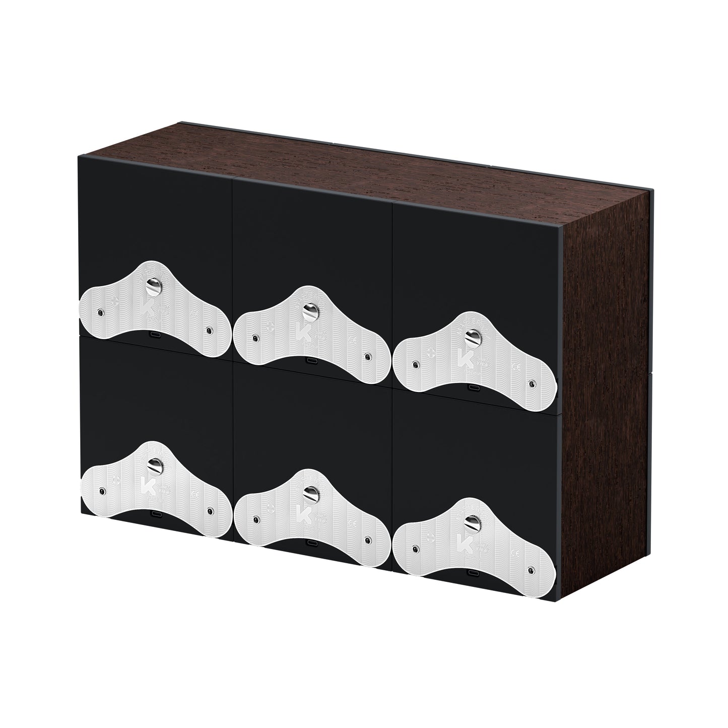 SwissKubik: Masterbox automatic watch winder in natural Wenge wood for 6 watches