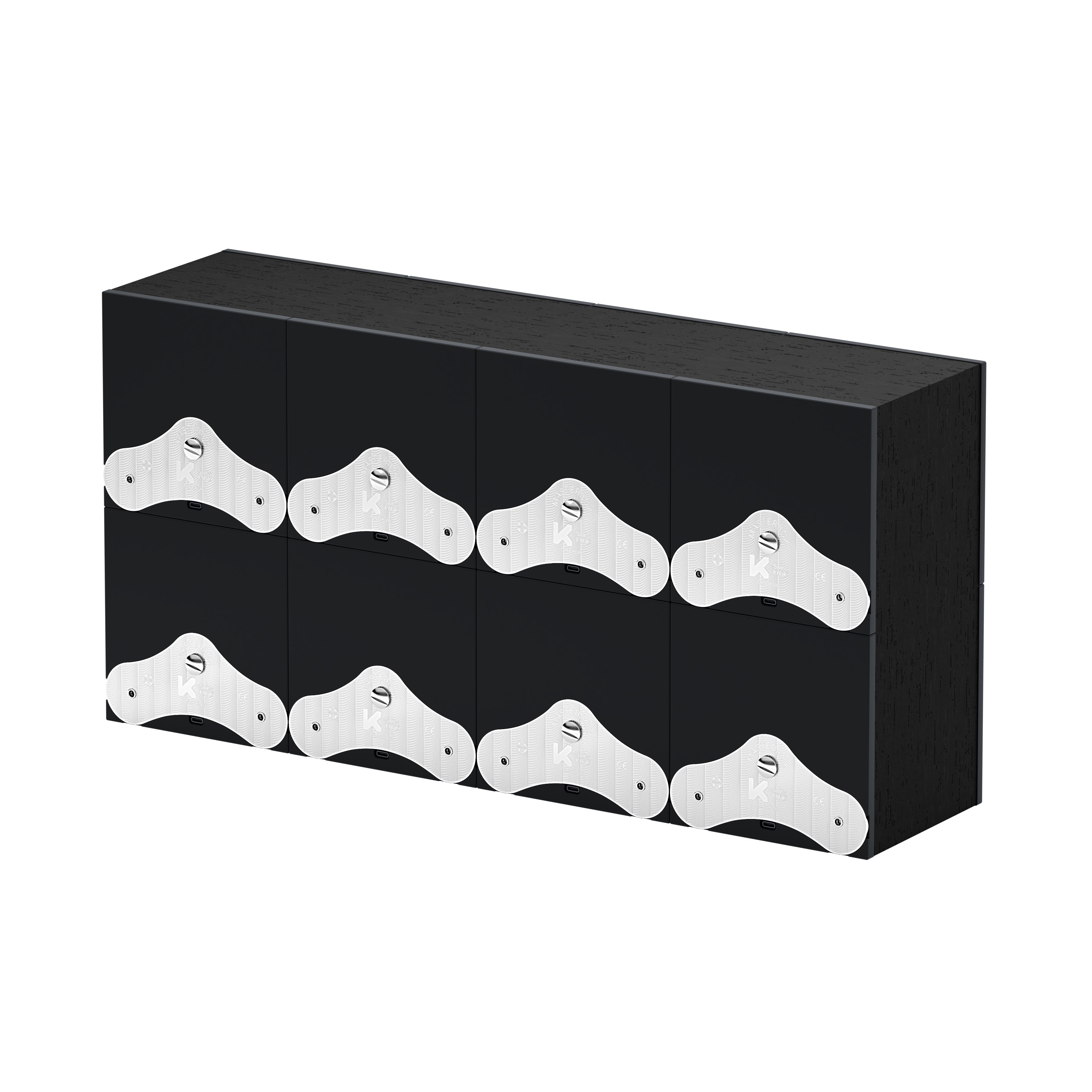 SwissKubik: Masterbox automatic watch winder in Wenge Black Wood for 8 watches