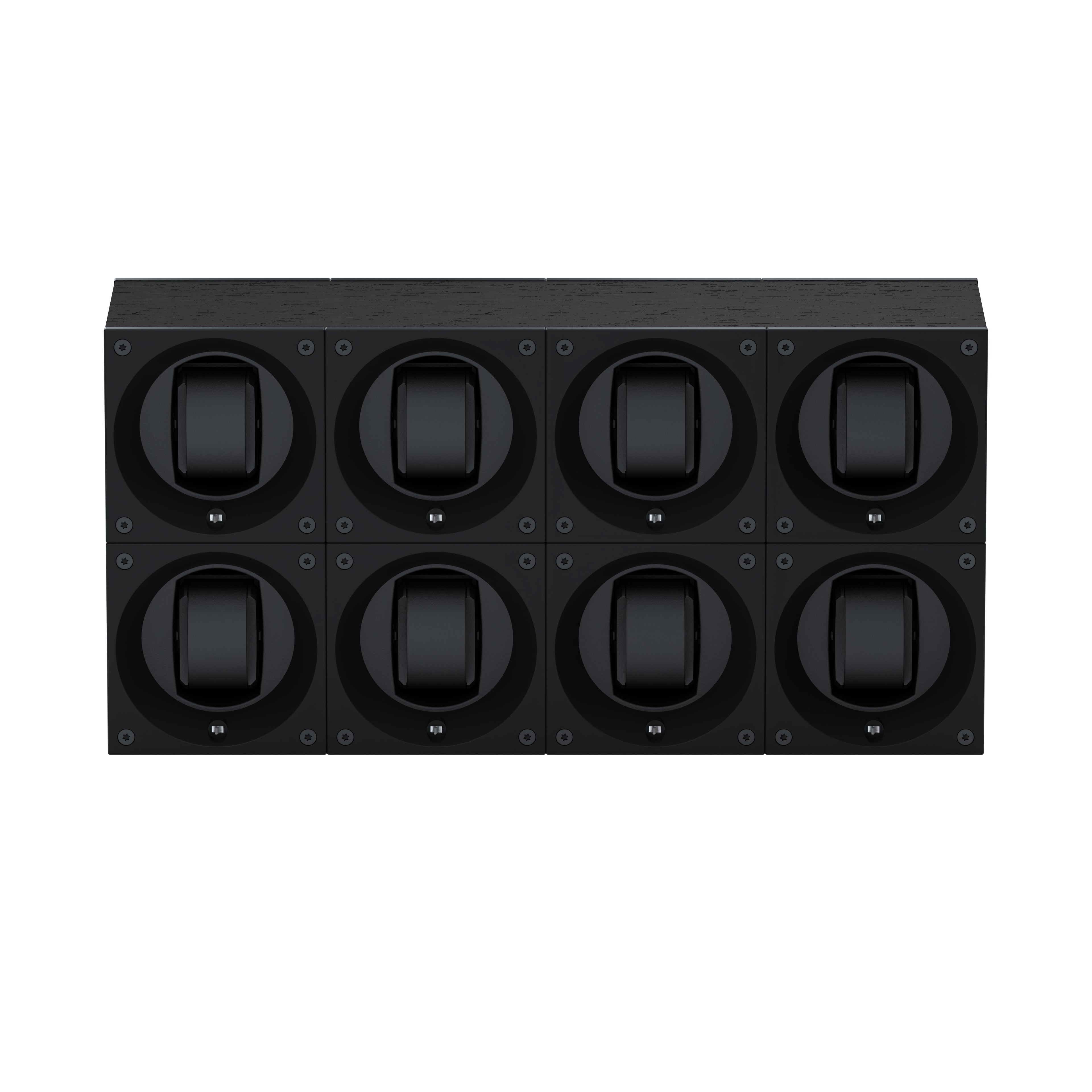 Masterbox 8 watches Wenge Wood Black: rotating case for automatic watches