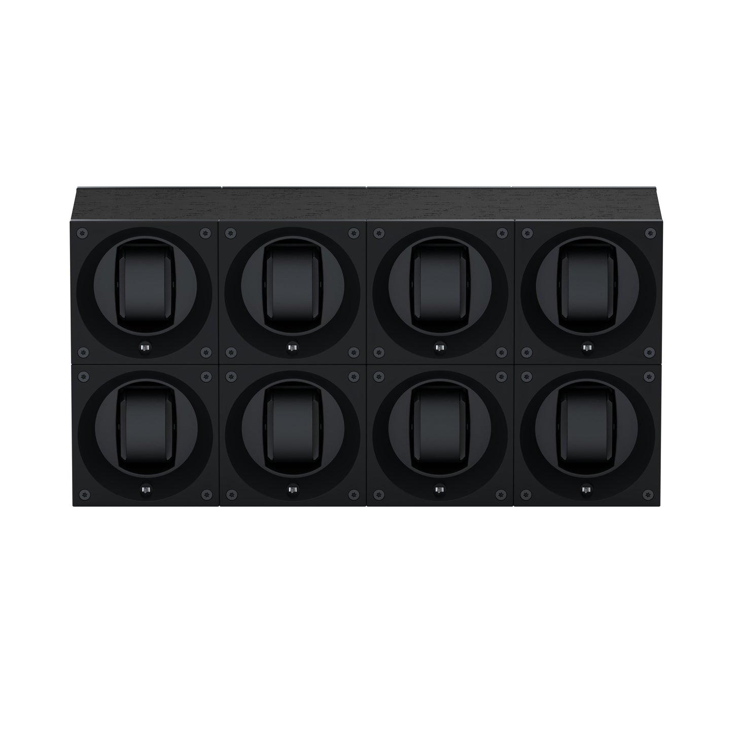 Masterbox 8 watches Wenge Wood Black: rotating case for automatic watches
