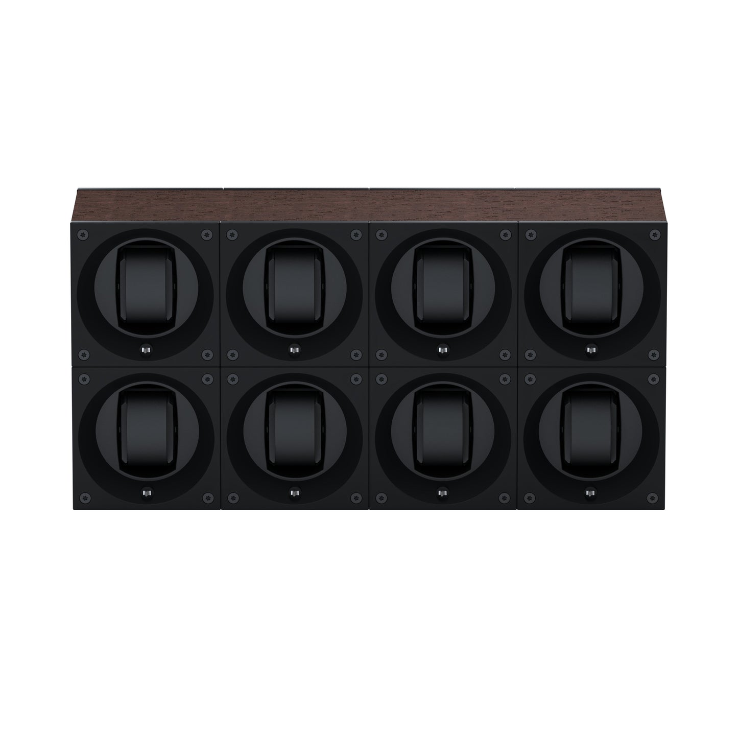 Masterbox 8 watches Natural Wenge Wood: rotating case for automatic watches